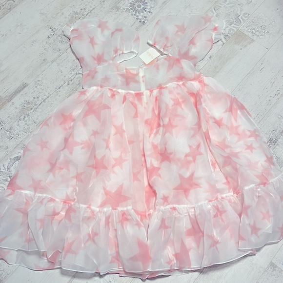 Selkie French Puff Dress in Powdered Star size 4X - Picture 7 of 10
